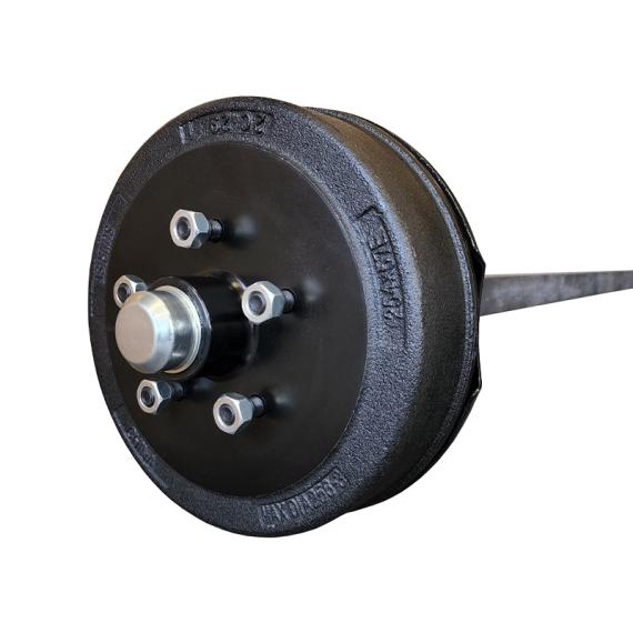 Electric Drum Braked Axle 1500kg Rated 50mm Square