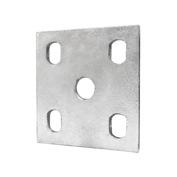 Fish Plate Galvanised 8mm Slotted Suit 45mm Spring