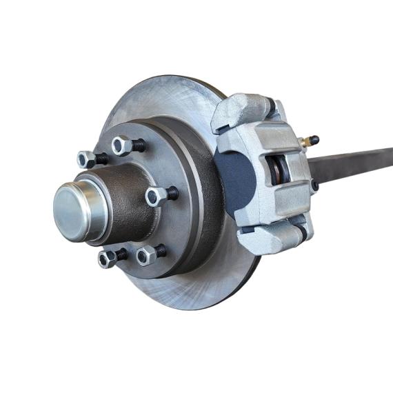 Hydraulic Disc Brake Axle 2000kg Rated 50mm 2T Square