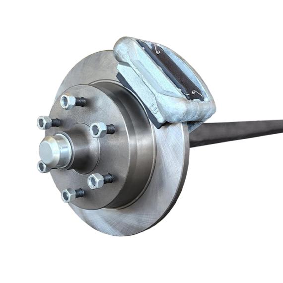 Mechanical Disc Brake Axle 1000kg Rated 40mm Square