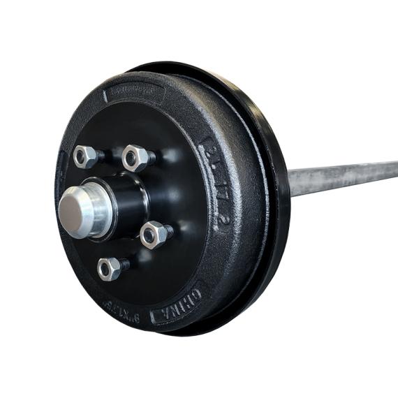 Mechanical Drum Braked Axle 1000kg Rated 40mm Square